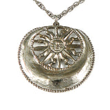 Medieval Sun and Moon badge pendant