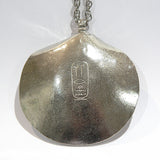 Egyptian Silver Shell Pendant