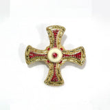 St. Cuthbert Pectoral Cross. Half size brooch