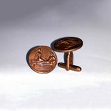 Roman Bronze Brothel Token Cufflinks