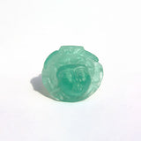 Roman Medusa Pendant (Translucent Green)