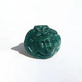 Roman Medusa Pendant (Opaque Green)