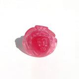 Roman Medusa Pendant (Translucent Red)