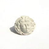 Roman Medusa Pendant (White Marble)