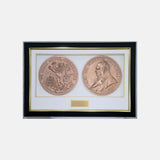 Sir Winston Churchill plaques (Obverse and Reverse)
